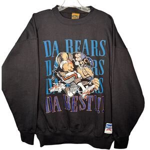 Vintage Chicago Bears Nutmeg NFL sweatshirt Jack Davis USA XL